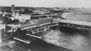 1920s 1920s 20s 20s Prints: Coney Island, General view from Dreamland Shutes, America February 1920