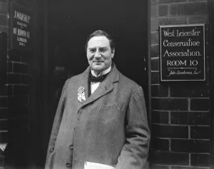 Conservative candidate for leicester to oppose Mr CHurchill Captain Alfred Instone