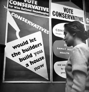 Poster Prints: The Conservatives get ready for the election 1959 Conservative party poster Conservatives