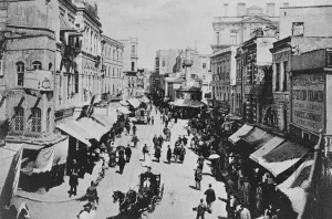 Constantinople on the coast of Turkey Calata place de Karakeui 21 November 1922