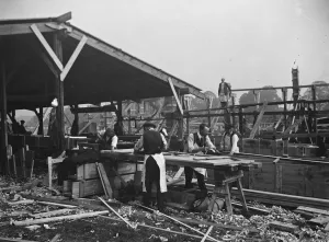 Court Prints: Constructing the new stands at courts Wimbledon