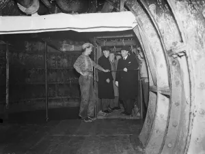 Inspection Prints: The construction of the Dartford Tunnel, where recently a pilot tunnel was completed