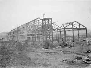 The construction of the new factory for British Sisalkraft Ltd at Strood, Kent