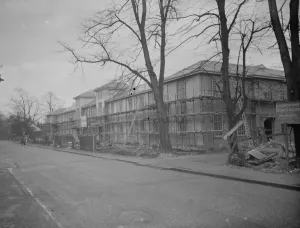 Construction of the new Territorial Army Headquarters at Lamorbey, Kent