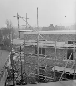 Exterior Prints: The construction of the Speedwell Telephone Exchange at Golders Green, London. 7