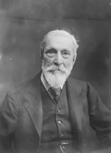 Beard Moustache Prints: A contented mind means old age. Mr T Fenner, of South St, Chichester, who celebrates