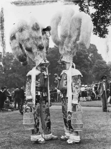 Continuing the week-long International Folk Dance Festival and rally being held by Scouts