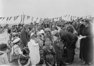 The Coronation Carnival in Stone, Kent, to celebrate the coronation of King George VI