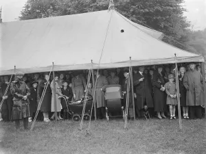 Coronation festivities in Bexleyheath, Kent, to celebrate the coronation of King