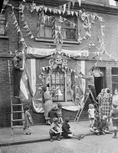 Coronation House Gathering funds by door-to-door collections, many of the poorest
