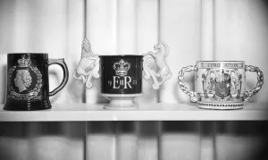 Royals Prints: Coronation Souvenir Three Souvenir Mugs for the Coronation 11 November