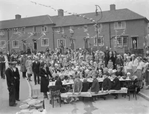 Celebration Prints: Coronation teas in Mottingham, Kent, to celebrate the coronation of King George VI