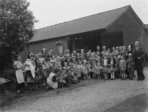 Coronation teas in Mottingham, Kent, to celebrate the coronation of King George VI