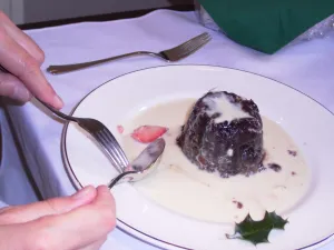 Dessert Prints: Count the calories but not on Christmas Day with traditional Christmas Pudding