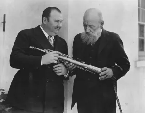 Count Tolstoy Falls for American tunes. Pau Whitman showing Count Tolstoy his