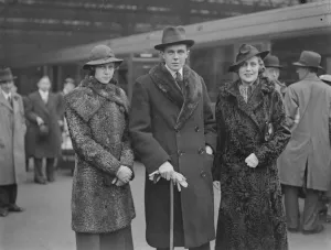 Countess Bessborough wife of Canadian Governor General leaves London. 2 November 1934