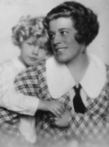 Countess Francis Edward of Khevenhuller Metsch with her son, count Maximilian