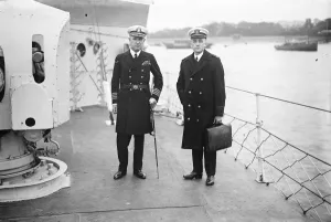 Court Martial of Le Bon Emanuel Smith on board US destroyer USS Lardner. The President
