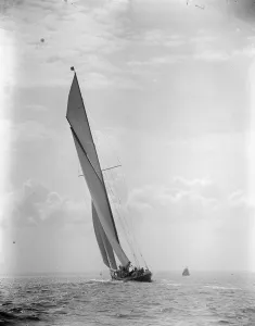Cowes week. The Shamrock. 1 August 1925