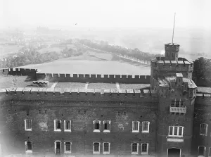 Cracow, Poland. View of Cracow, showing old fortress. 24 October 1921