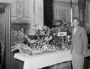 Competition Prints: Crayford flower champion. 1935