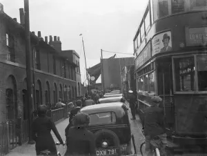 Creek bridge in Deptford, Kent. 1939