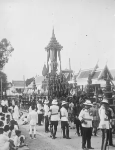 Cremation of late King of Siam