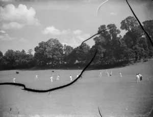 Playing Prints: Cricket scenes in Wilmington, Kent. 1939
