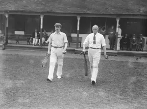 Cricket in Vincent Square Lords and Commons versus Westminster School Captain Metcalfe