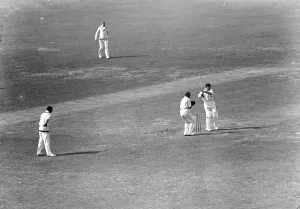 Cricket Match Prints: Crickets last curtain. Champion County versus the rest. Charles Hallows (