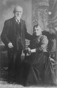 Crimean Veteran Celebrates 62nd Anniversary of Wedding Day Mr F W Barton, of Holyhead