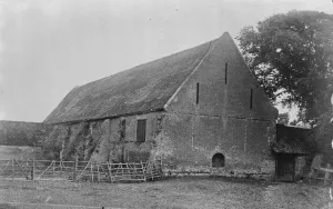 Traditional Prints: Cromwells Barn St Ives, Cambridgeshire 19 September 1919 Demolished in the 1960s