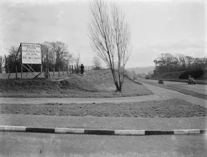 Crossroad between the Sidcup by pass and Perry Street in Sidcup, Kent