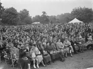 The crowd at the Dartford Carnival in Kent. 1939