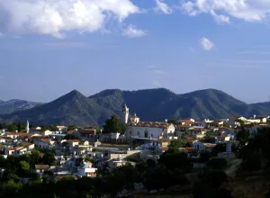 Island Prints: Cyprus. View of Lefkara