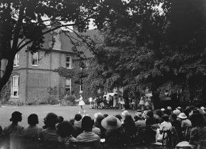 Open Air Prints: Dancing display at The Dene in Dartford, Kent. 1939