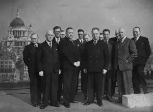 Politics Prints: The Danish provincial press delegation which is making a tour of this country