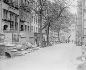Dantzig, Poland Frauengasse street 24 October 1921