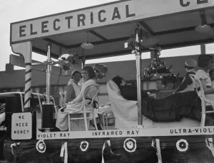 The Dartford Carnival. Electrical treatment ward. 1936