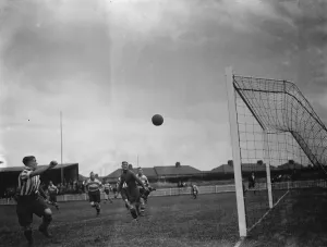 Dartford football. L Jackson, goalkeeper. 1937