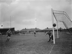 Ball Prints: Dartford football. L Jackson, goalkeeper. 1937