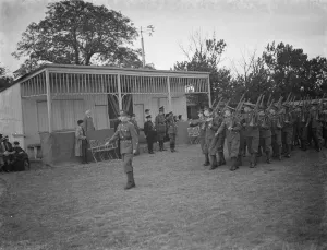 Military Prints: Dartford Grammer School OTG inspection. 9 July 1938