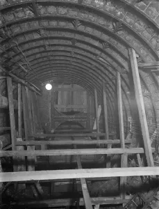 Frame Prints: The Dartford tunnel lift shafts. 1938