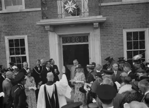 Religious Prints: Dartfords new ambulance headquarters. 1937