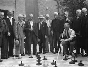 Dartfords veterans open air chess. 1938