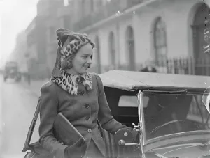 Daughter of Mrs Dudley Ward at her mothers wedding to Marquis de Casa Maury in London