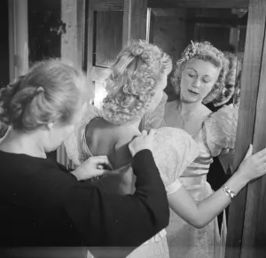 Day in the life of a Midinette. a Parisian seamstress, salesgirl in a clothes shop