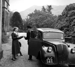 Decades - 1950s - Night Mail from London (steam train) - Letter arrives in Scotland