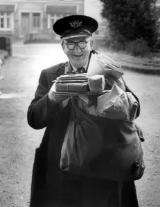 On His Last Delivery, 12th November 1959 Postman Frederick Smith of Essex Road, Longfield