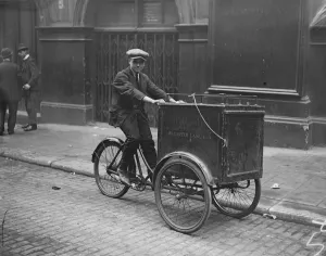 Traditional Prints: A delivery tricycle 3 August 1925